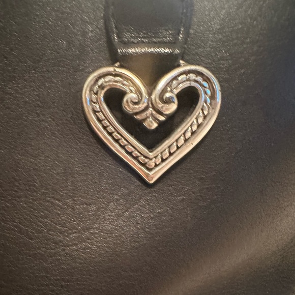 Brighton black leather shoulder tote - Picture 3 of 9